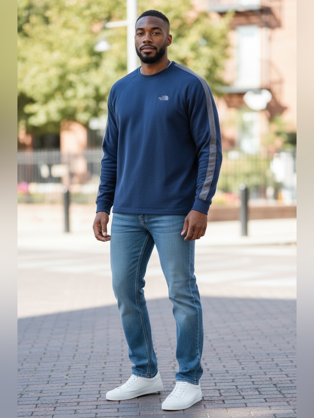 The North Face Crew Neck Fleece Pullover Sweatshirt Sz XL